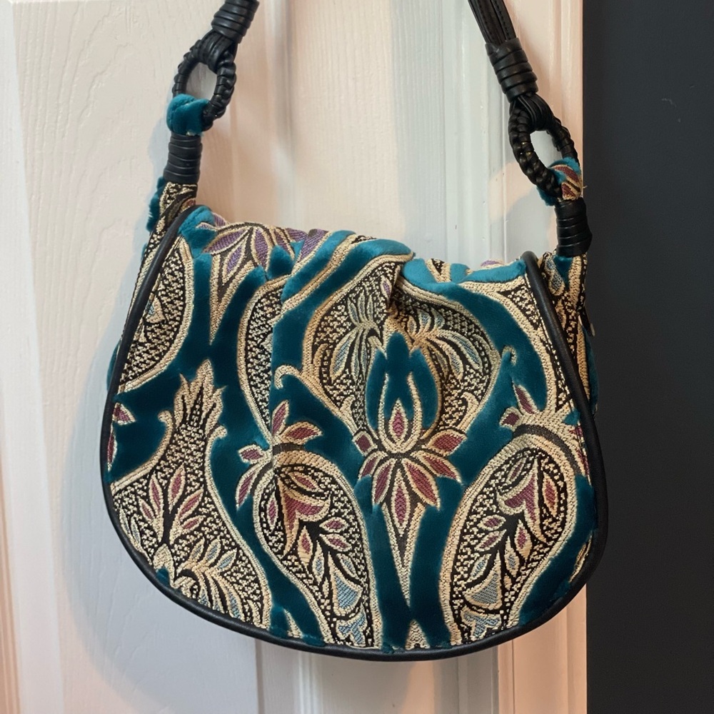 MAXX NEW YORK PURSE BOHEMIAN TAPESTRY SHOULDER BAG